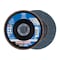 Pferd 5" x 7/8" A.H. POLIFAN Flap Disc - Z SG POWER STEELOX, Zirconia, 60 Grit, Conical 62226 - alternate 1